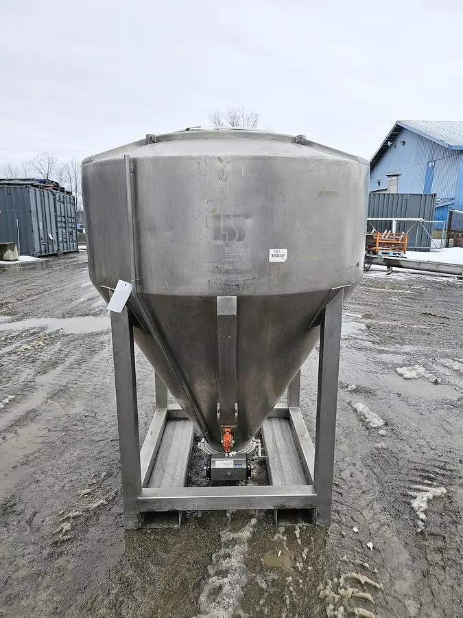 Used 440 Gallon Tank (Tote),  Stainless Steel