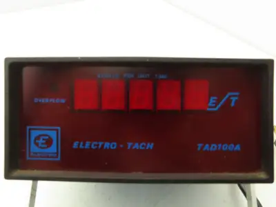 Electro Corp. TAD100A Events Per Unit Time Tachometer Digital Display Thumbwheel