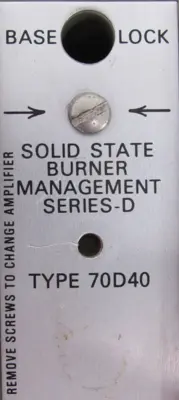 USED FIREYE 70D40 BURNER CONTROL SER. D