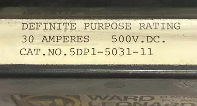 USED WARD LEONARD 5DP1-5031-11
