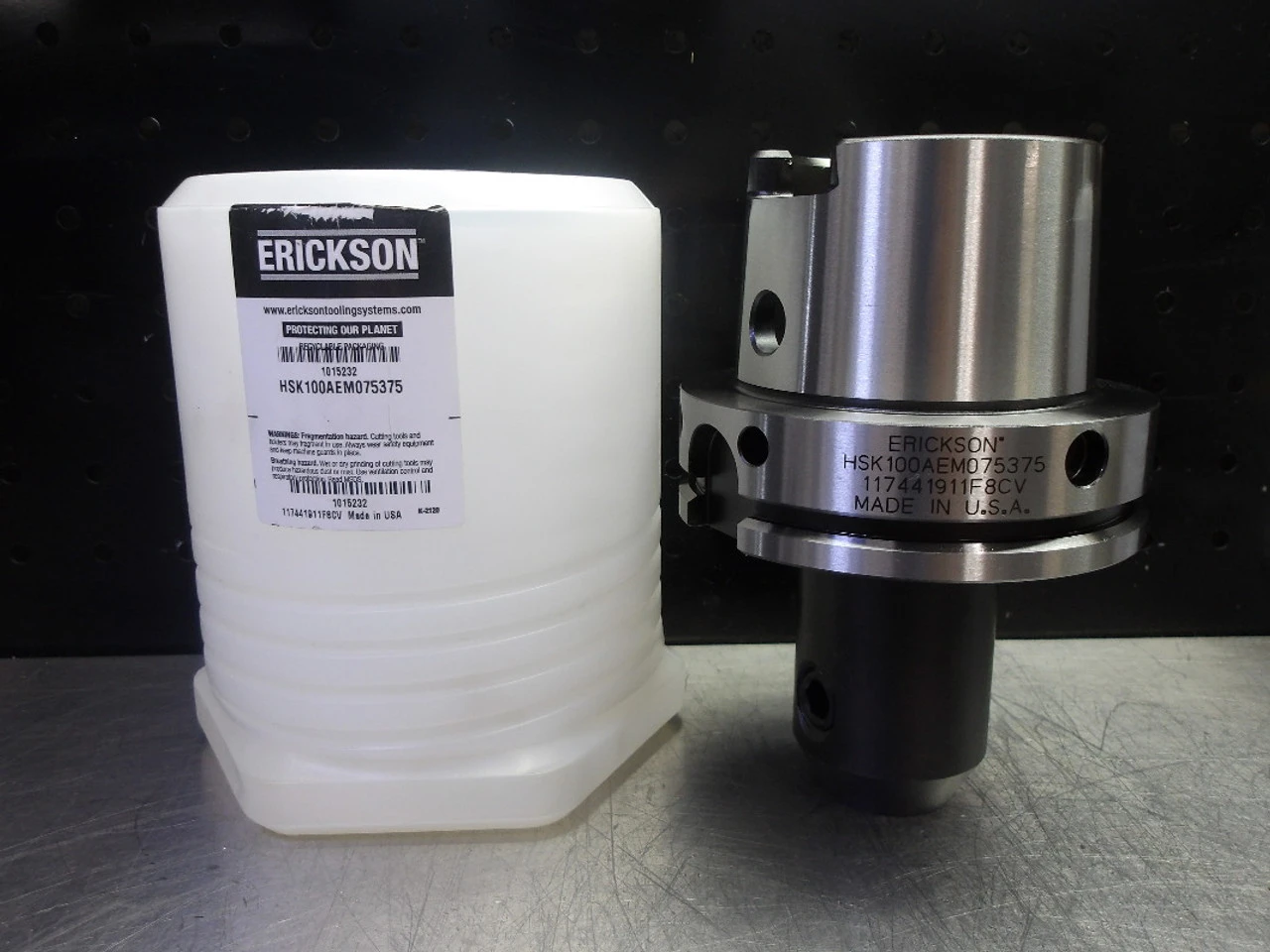 Erickson HSK100A 3/4" Endmill Tool Holder 3.75" Pro HSK100AEM075375 (LOC3078D)