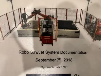 Used 2019 BACA SYSTEMS ROBO SAW JET Robots Illinois US | Revelation Machinery #1513383