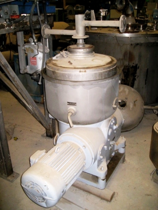 Westfalia OP 10006 solid bowl separator, 316SS.