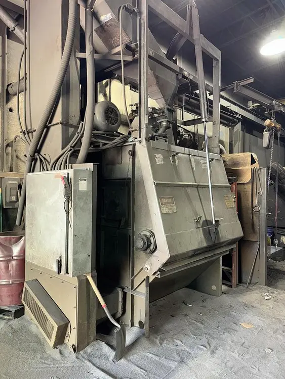 Used PANGBORN 12GN3M-769 ROTOBLAST MACHINE, 12 CU FT Tumble Shot Blaster (Tumblast) | World Equipment and Machine Sales #394309