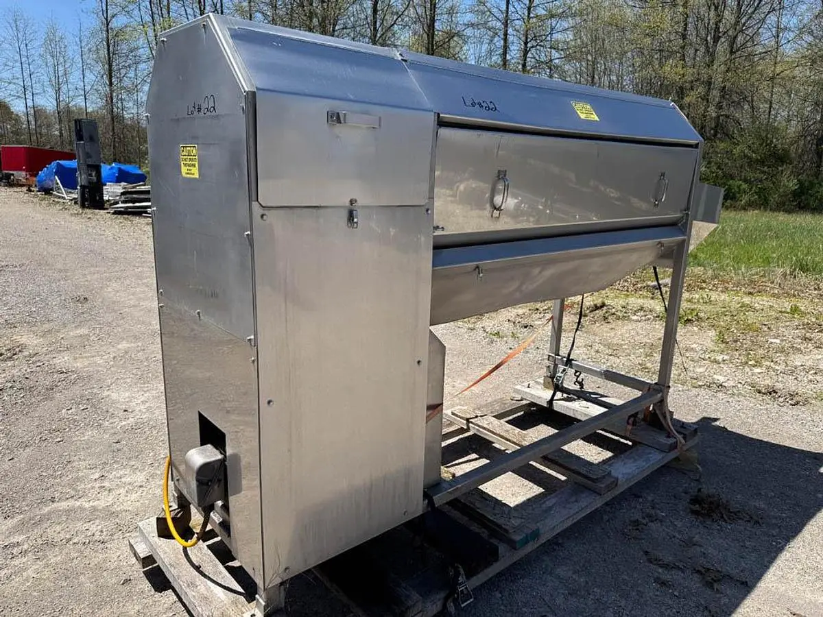 USED STARR 4 ROLL CONTINUOUS PEELER WAHSER SCRUBBER