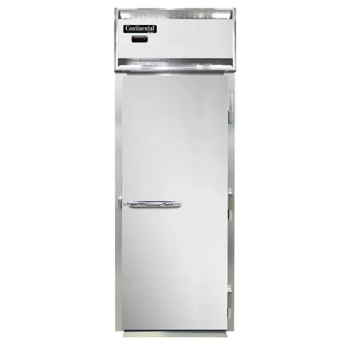 Continental DL1WI Full Height Insulated Roll In Heated Cabinet W/ (1) Rack Capacity, 208-230v/1ph