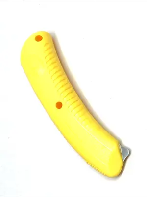 USED T1 YELLOW SAFETY BOX CUTTER WITH CONCEALED BLADE LOT OF 3