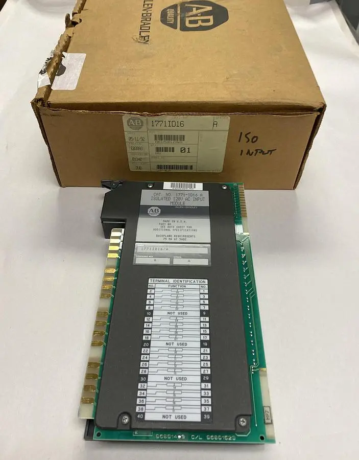 New | in-Stock ALLEN-BRADLEY 1771-ID16 Input / Output Modules | Surplus Asset Holdings #1206005