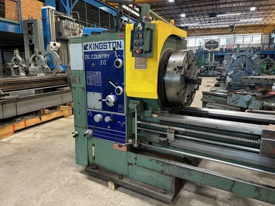 30"x120"cc KINGSTON Hollow Spindle Engine Lathe, 2012