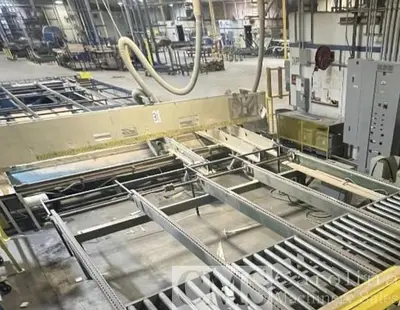 USED NEWMAN K-20 TRIM SAW WITH INFEED DECK