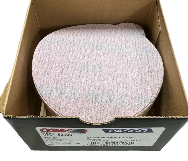 CGW 5" PSA Sanding Discs 150 Grit Aluminum Oxide - 100 Pack
