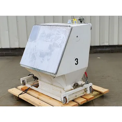 Used Bag Dump Station with Sifter / Lump Breaker