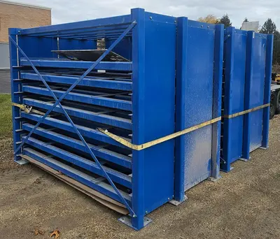 USED ENGINEERED HANDLING SYSTEMS 8 SHELF, 5500 LBS EACH