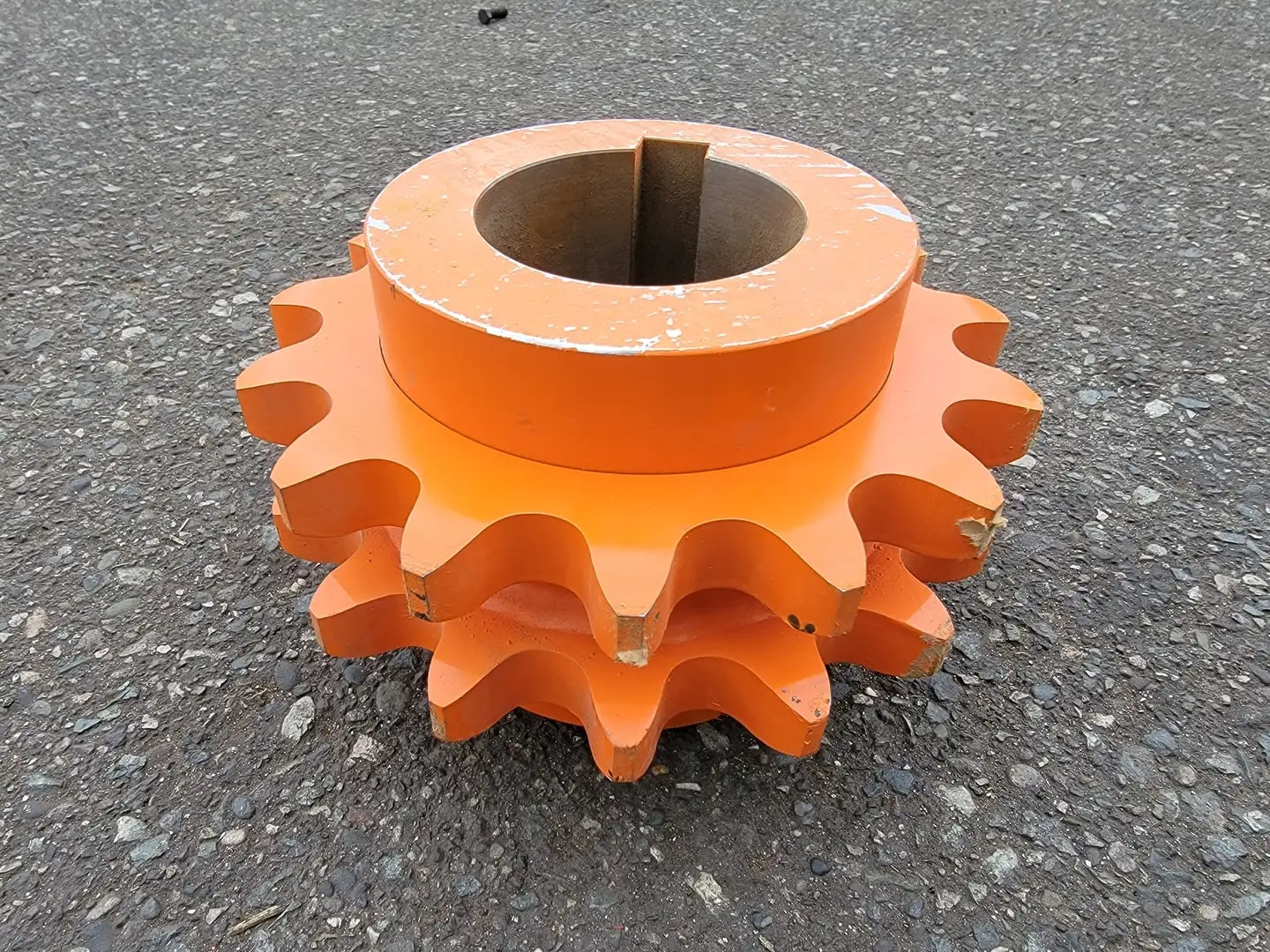 Roller Chain Sprocket HD140C15, Double, Size 140, 15 Teeth
