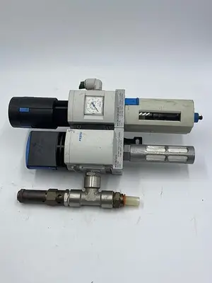 Used FESTO FESTO MS6-EM1-1/2-S, MS6-LFR-1/2-D6-C-R-V-AS Misc Electrical & Power Parts | ND Industrial Surplus #1215246