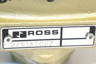NEW ROSS CONTROLS 2781A5007 EEZ-ON REGULATING VALVE