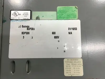 USED SIEMENS BDP306