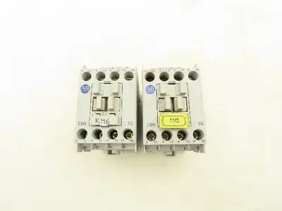 Allen-Bradley 100-C09*10 Contactor 600VAC 25A 24V Coil Series A Lot Of 2