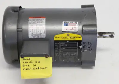 BALDOR Reliance 5 HP Industrial Electric Motor