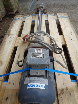 1.5 kw 1400 rpm S/S shearhead type Moritz Mixer