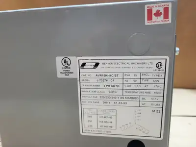 Used BEAVER AVR15KH4C/ST Transformers British Columbia CA | Lenmark #1488909