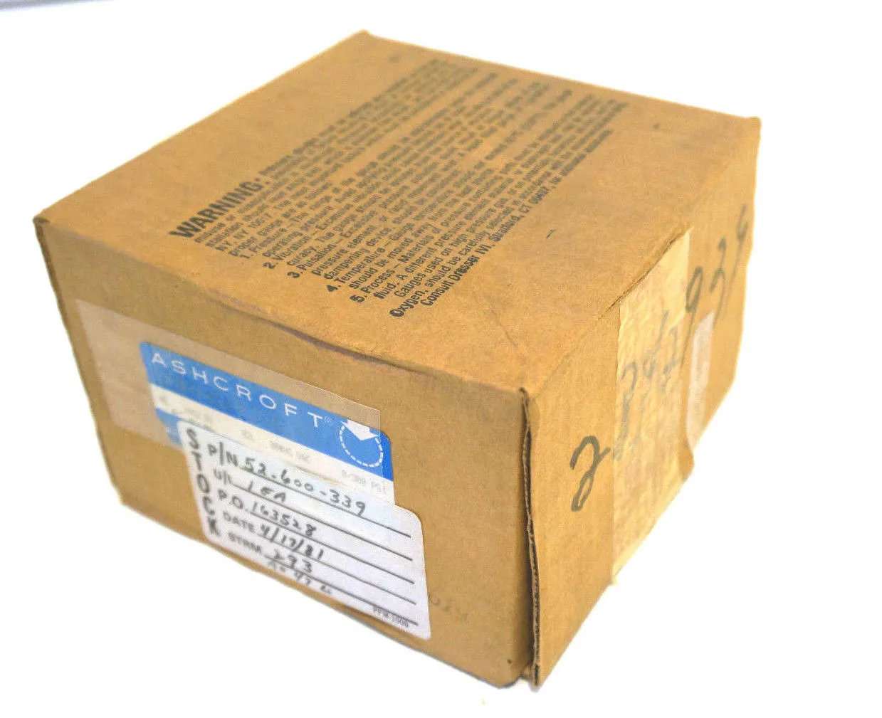 NEW ASHCROFT 45-2462-SS-02L-30#HG DURAGAUGE 0-300 PSI 452462SS02L30HG