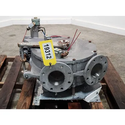 Used Reimelt GmbH 4" Single-channel Stainless Steel Tunnel Diverter Valve