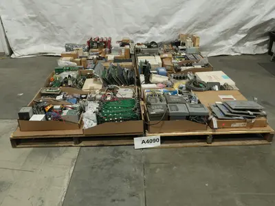 4 PALLETS OF ASSORTED AUTOMATION AND CONTROLS
