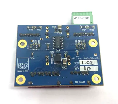 Used Servo Robot Servo I/O Controller PBE Board Rev. 1.02 I/O Boards & Replacement Parts Michigan US | Maverick Industrial Sales #1393473