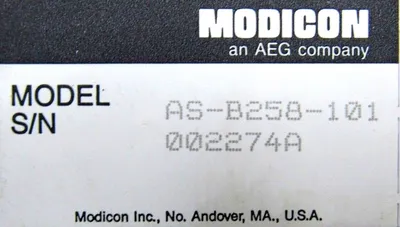 REFURBISHED MODICON AS-B258-101 ANALOG RELAY ASB258101