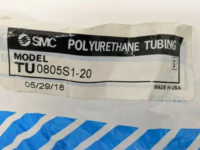 NEW SMC SILVER POLYURETHANE 8MM OD, 20M