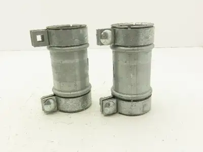 HP Metflo Instalok 2-1/2"x6" Galvanized Vacuum Coupling Lot of 2