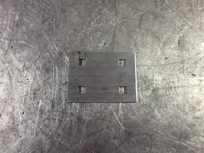 4" x 3" Splice Plate w/ Fasteners
