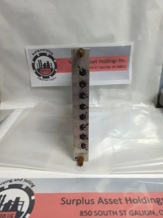 Used RELIANCE ELECTRIC 0-51851-6 Industrial Controls Ohio US | Surplus Asset Holdings #1239640