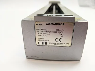 EZSM6D040A | Oriental Motor  Linear Electromechanical Actuator EZ Limo 400mm Stroke - For parts or not working