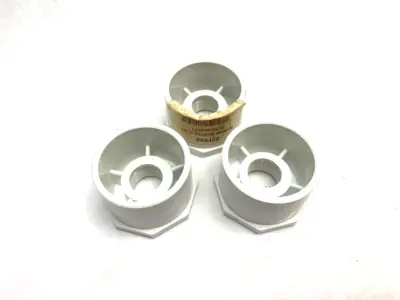 USED LASCO REDUCER BUSHING 2 X 3/4" SPIGOT X FNPT 438248 LOT OF 3