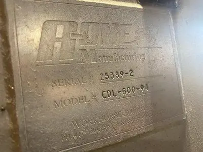 USED A-ONE MFG CDL-600-94