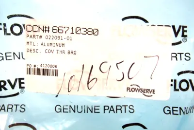 NEW FLOWSERVE 022091-01 COV THR BRG 02209101