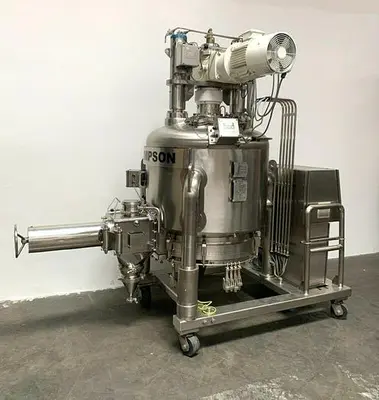 Charles Thompson 585 Liter Nutsche Agitated Filter Dryer w/ Spares 0.58 m3
