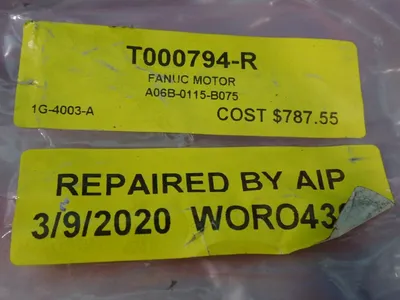 Used FANUC A06B0115B075 Servo Motors | HGR 24 #730769