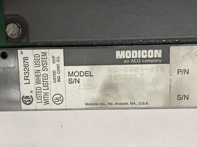 Used MODICON A5-B804-016 Industrial Controls Ohio US | Surplus Asset Holdings #1238669