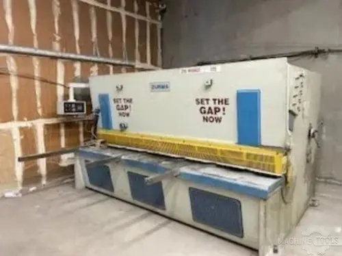 Used 1999 DURMA DHGM Power Squaring Shears (Inch) Florida US | Southern Fabricating Machinery Sales, Inc. #221286