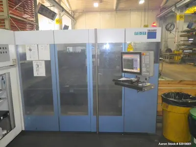 Used Trumpf Trulaser 3040 CO2 Laser – 4000W | 4000mm x 2000mm | LoadMaster Automation | Built 2016