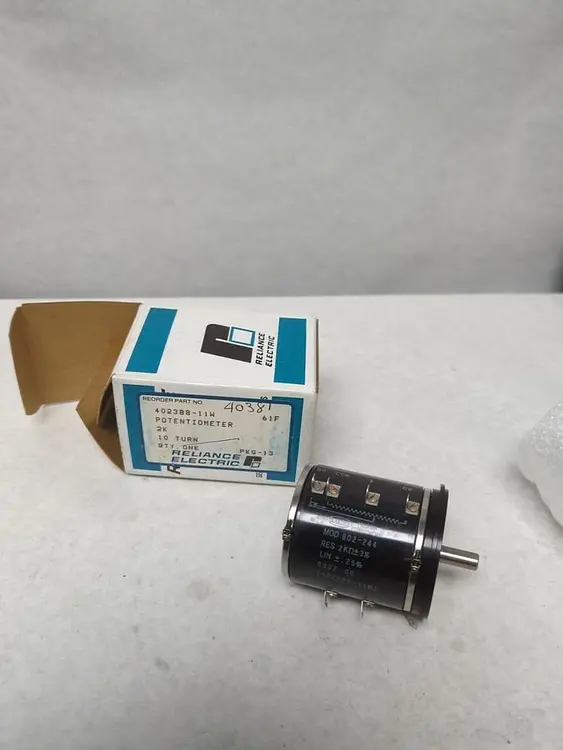 New | in-Stock RELIANCE ELECTRIC 402388-11W Potentiometers Ohio US | Surplus Asset Holdings #1227716