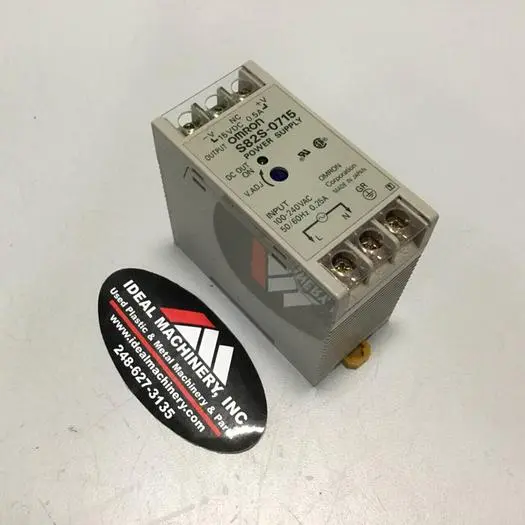 Used OMRON S82S-0715 Power Supplies Michigan US | Ideal Machinery #576381