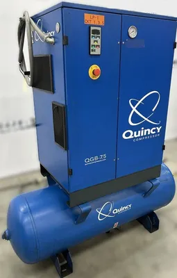 2006 QUINCY QGB 7.5 Rotary Screw & Sliding Vane Air Compressors | Midstate Machinery (3)