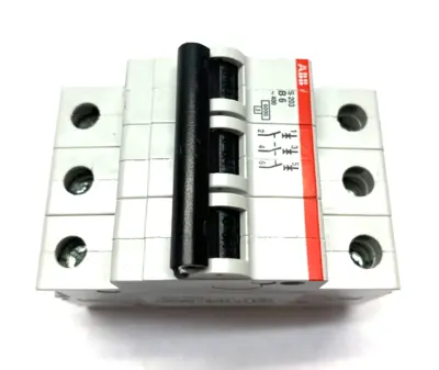 New | in-Stock ABB Miniature Circuit Breaker 3-Pole Tripping Character B Circuit Breakers Michigan US | Maverick Industrial Sales #1394576