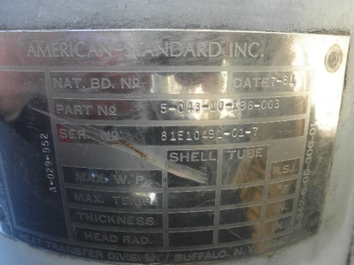 USED AMERICAN STANDARD 5-043-10-138-003