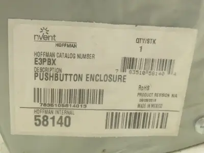 Hoffman E3PBX Pushbutton Enclosure 3-Button 8x4x5" Lot of 2