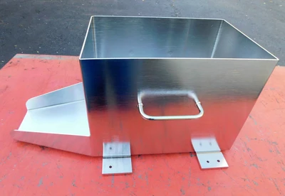 USED SANITARY HOPPER .9 CU FT